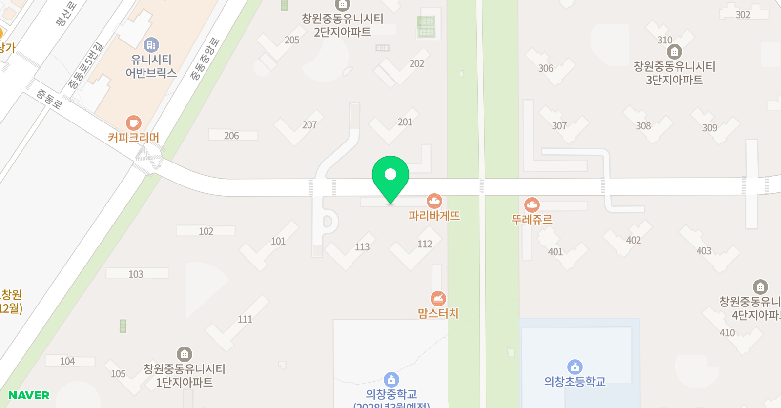 몽키챌린지 창원유니시티점 위치