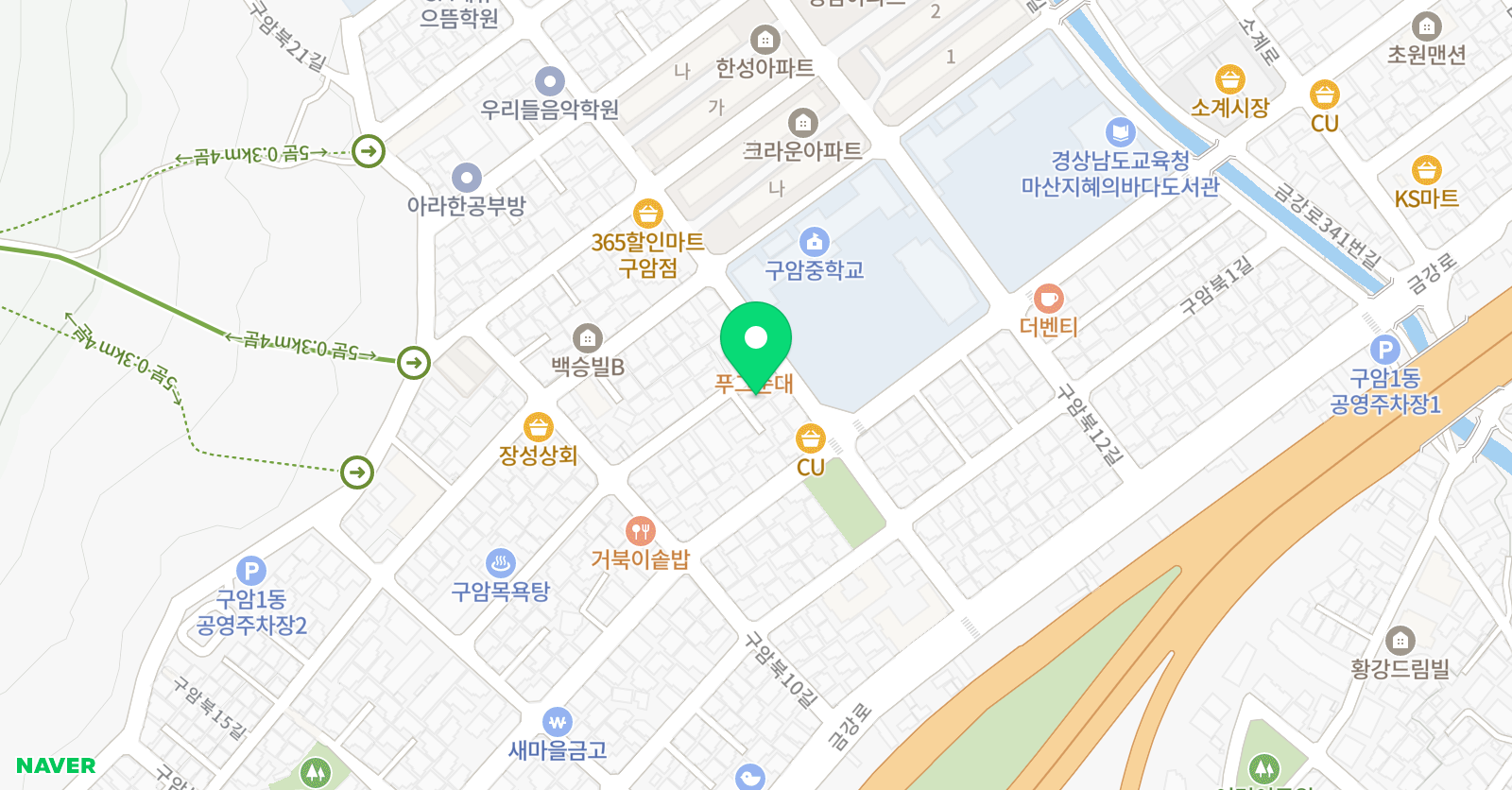 황금열매 미술학원 위치