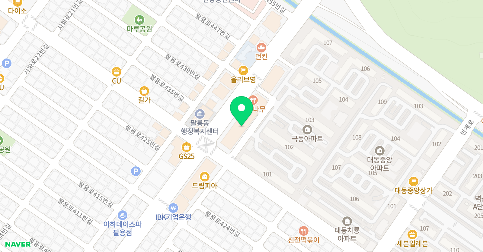 효재 음악학원 위치