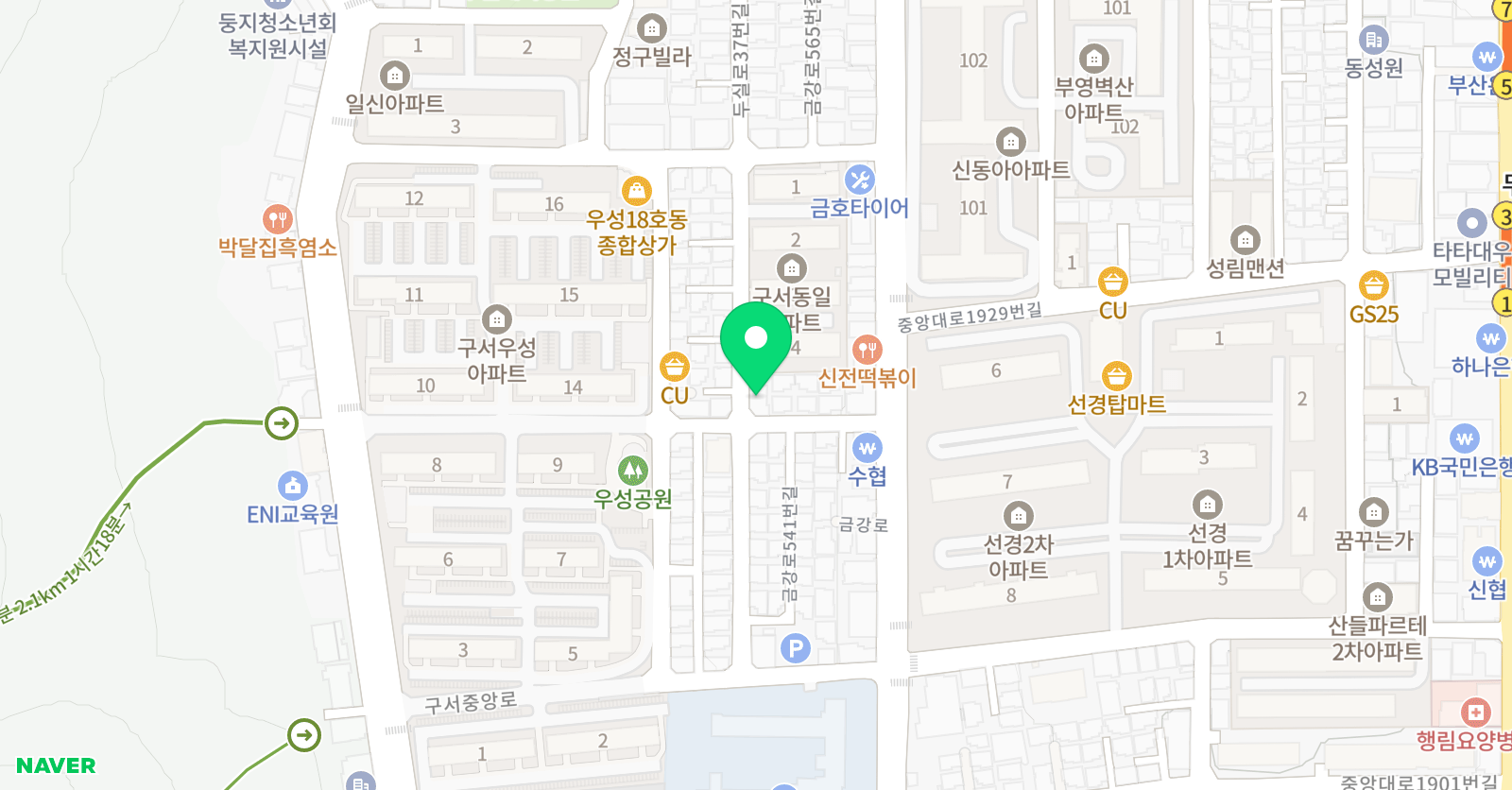 그림누리 미술학원 위치