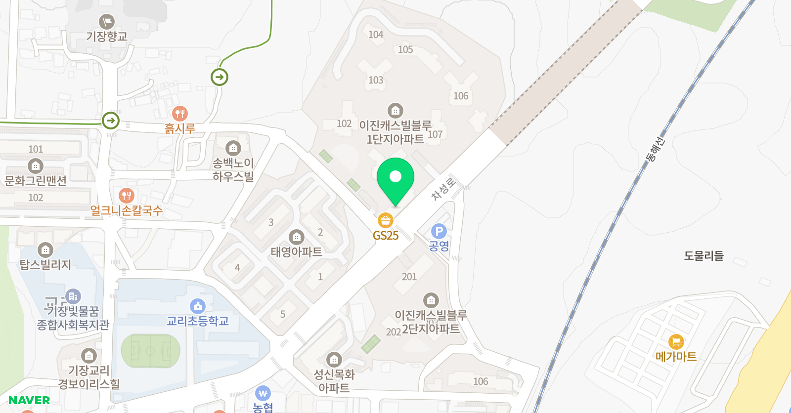 소리엘피아노 음악교습소 위치