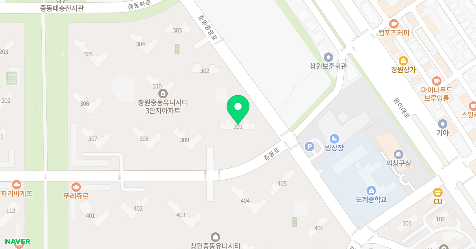 아소비 창원중동3점 위치
