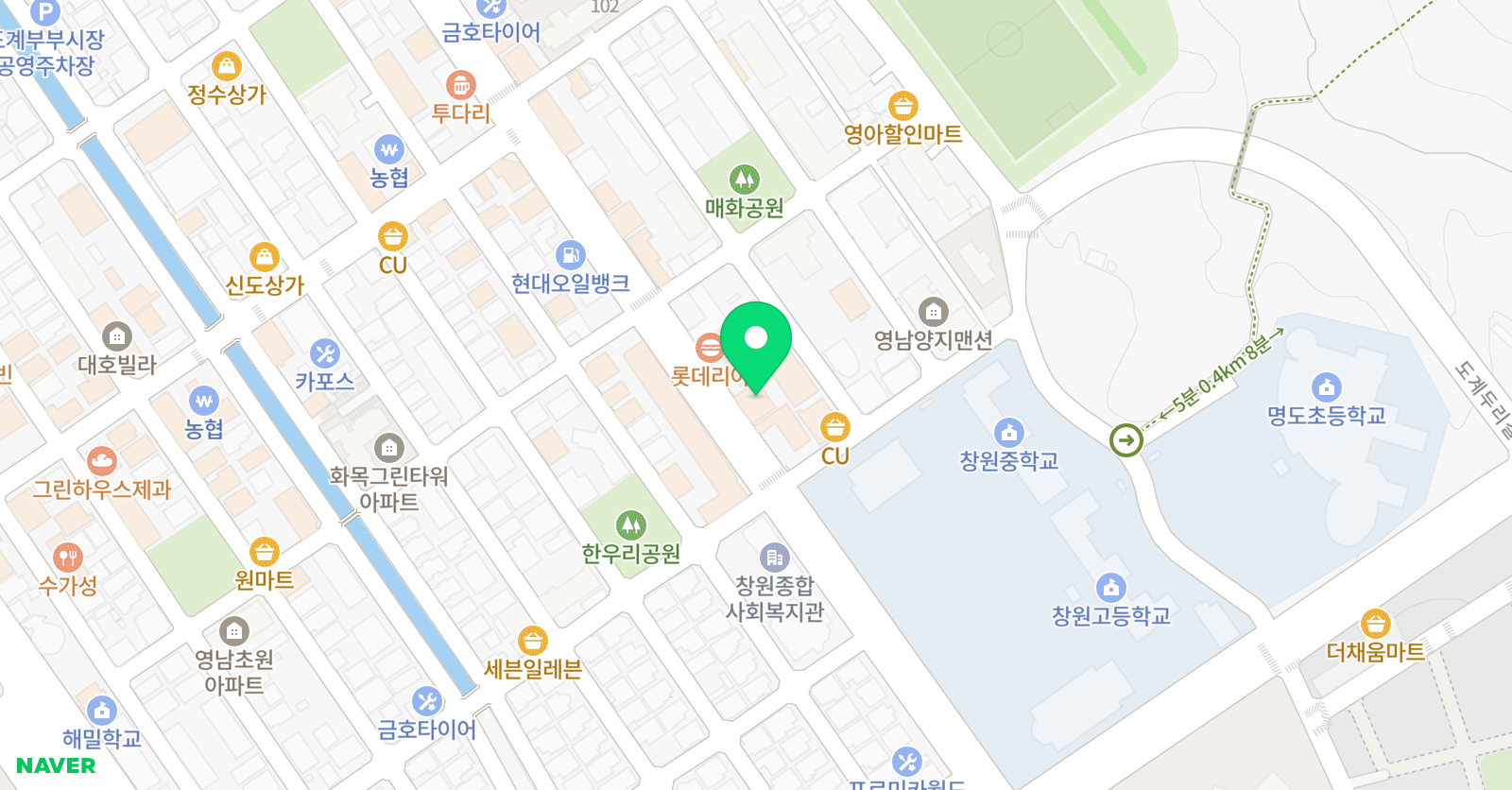 제이아카데미 학원 위치