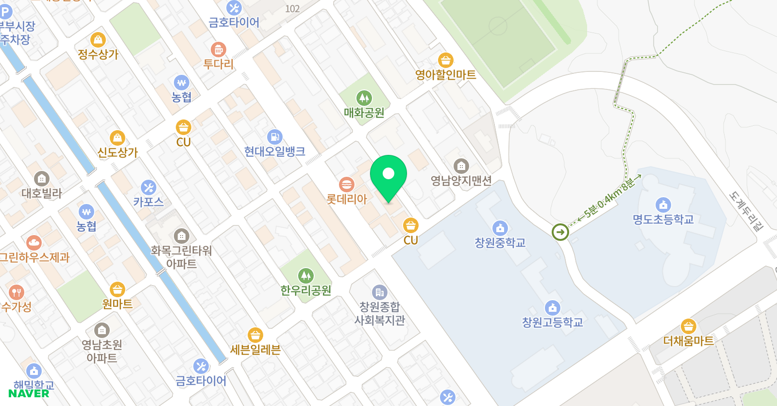 연세 EM 학원 위치