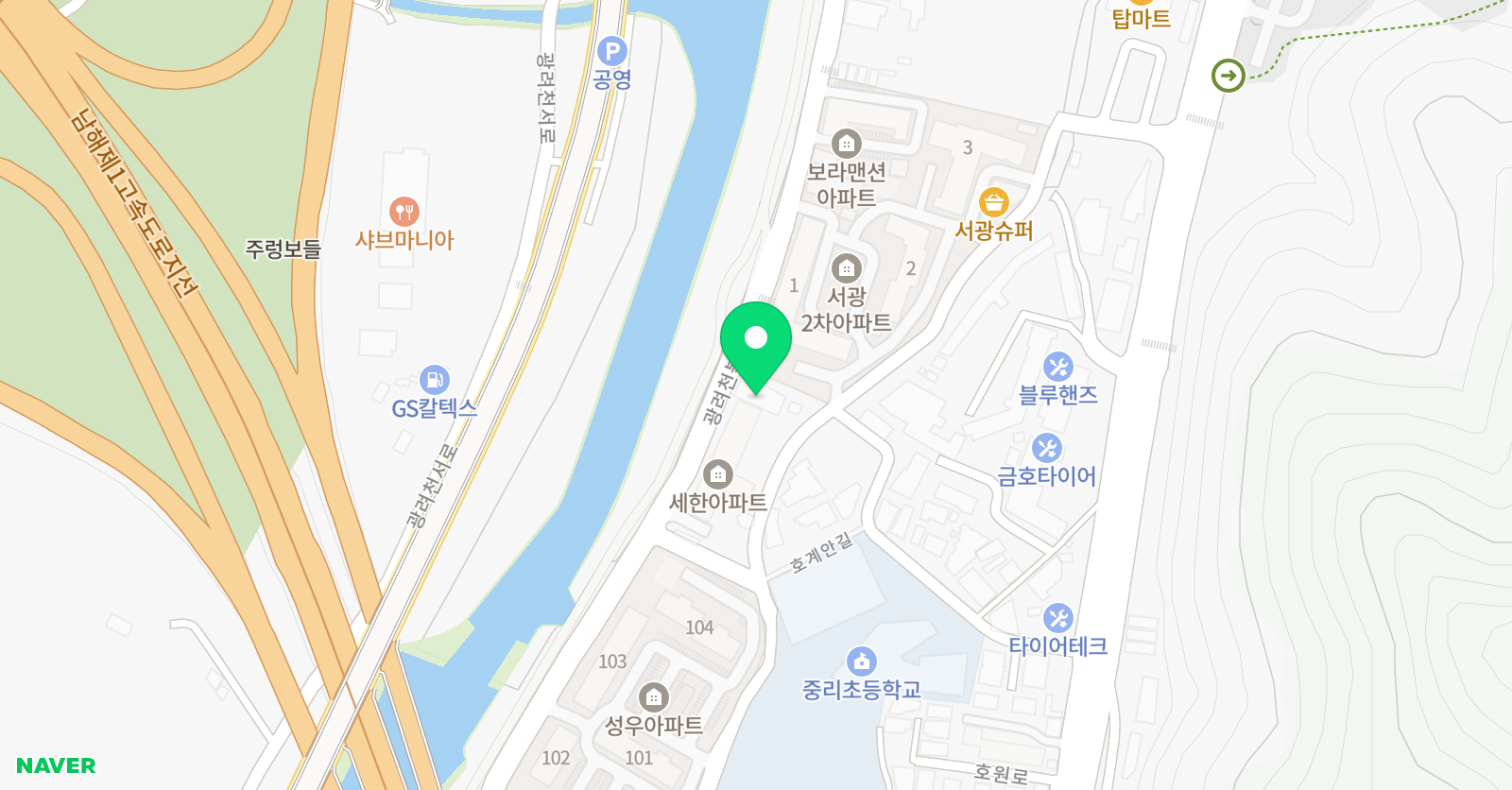 송쌤 수학교습소 위치