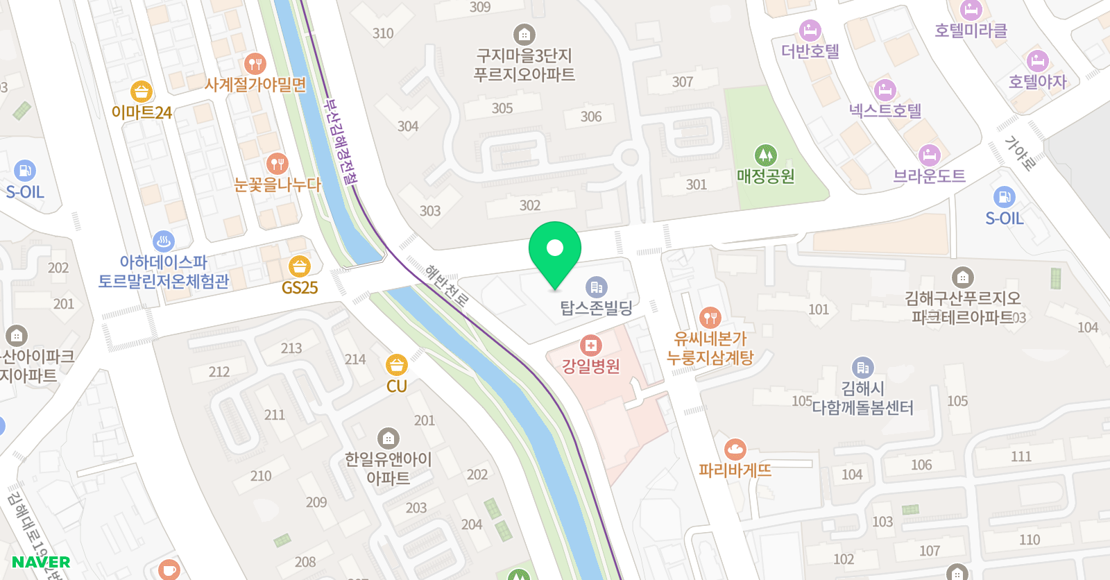 우리 태권도장 위치
