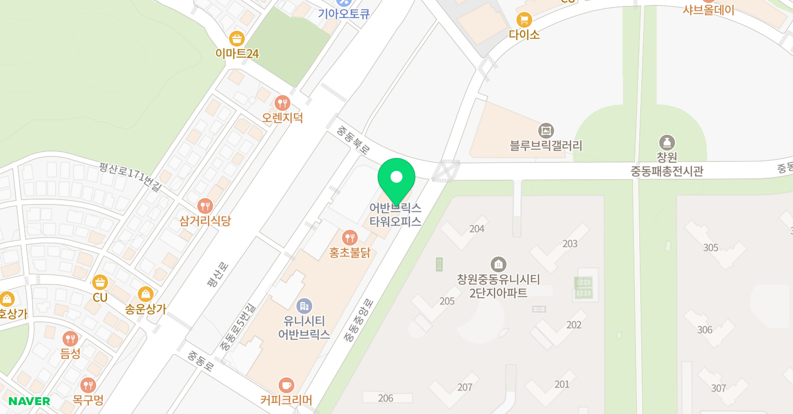 라엘발레스튜디오 학원 위치