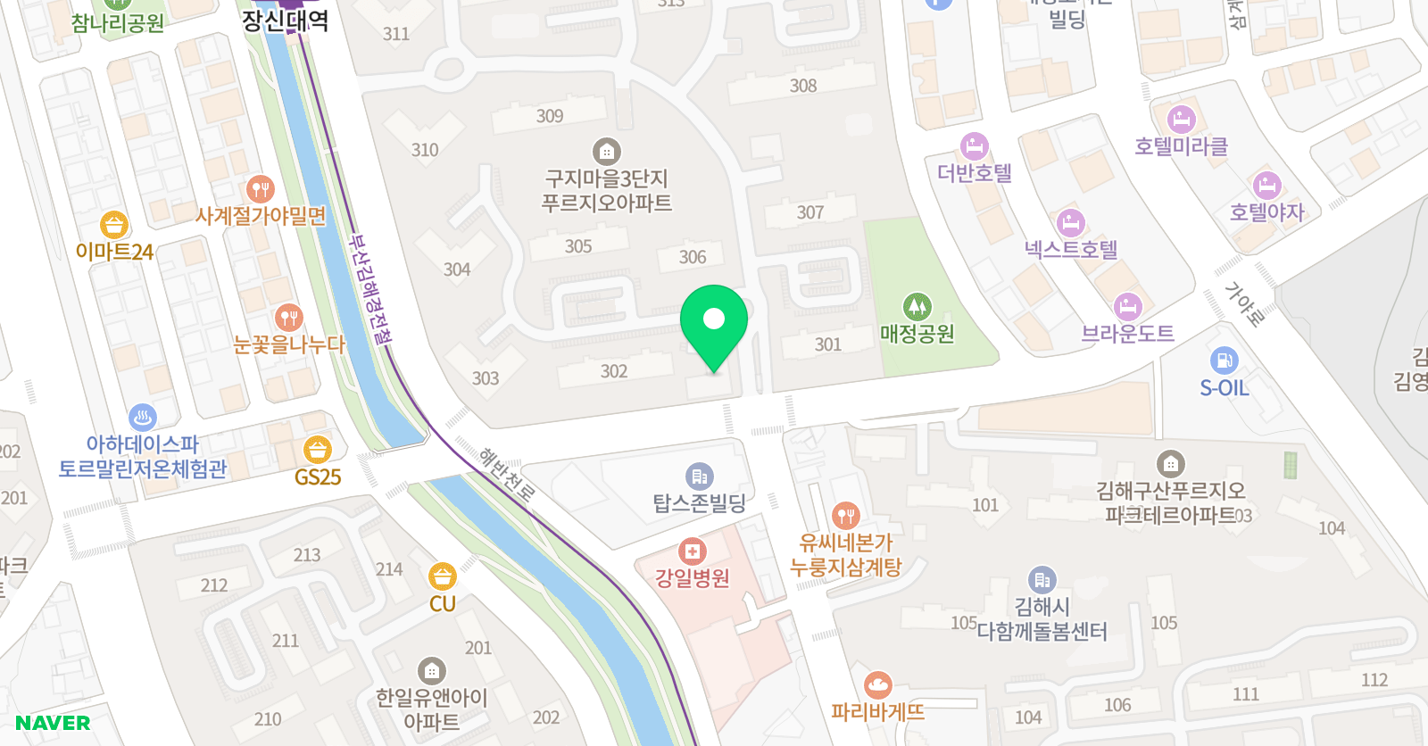 투핸즈 줄넘기 클럽 위치