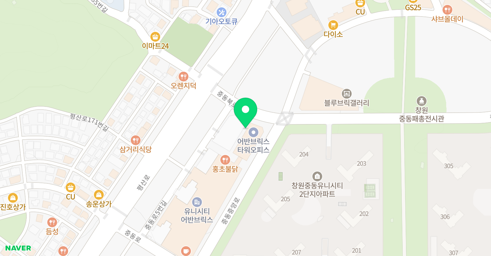 어반오케스트라 음악학원 위치