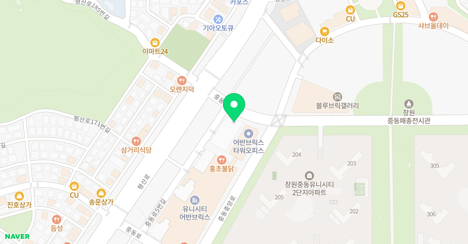 굿노닝 수학학원 위치