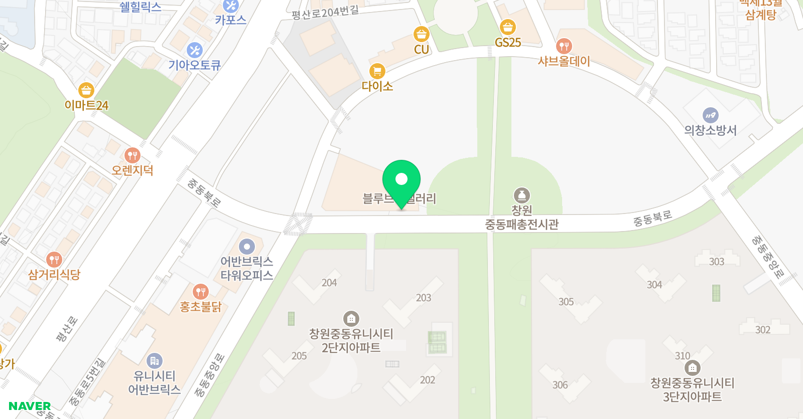 김임탁 국어수학학원 위치