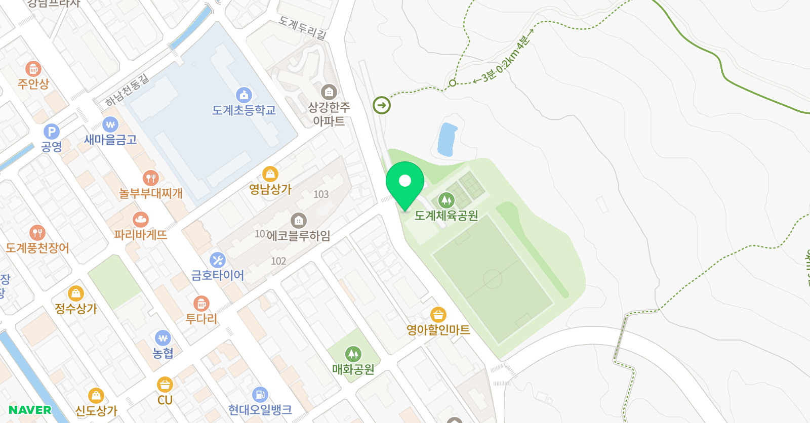 창원주니어FC 위치