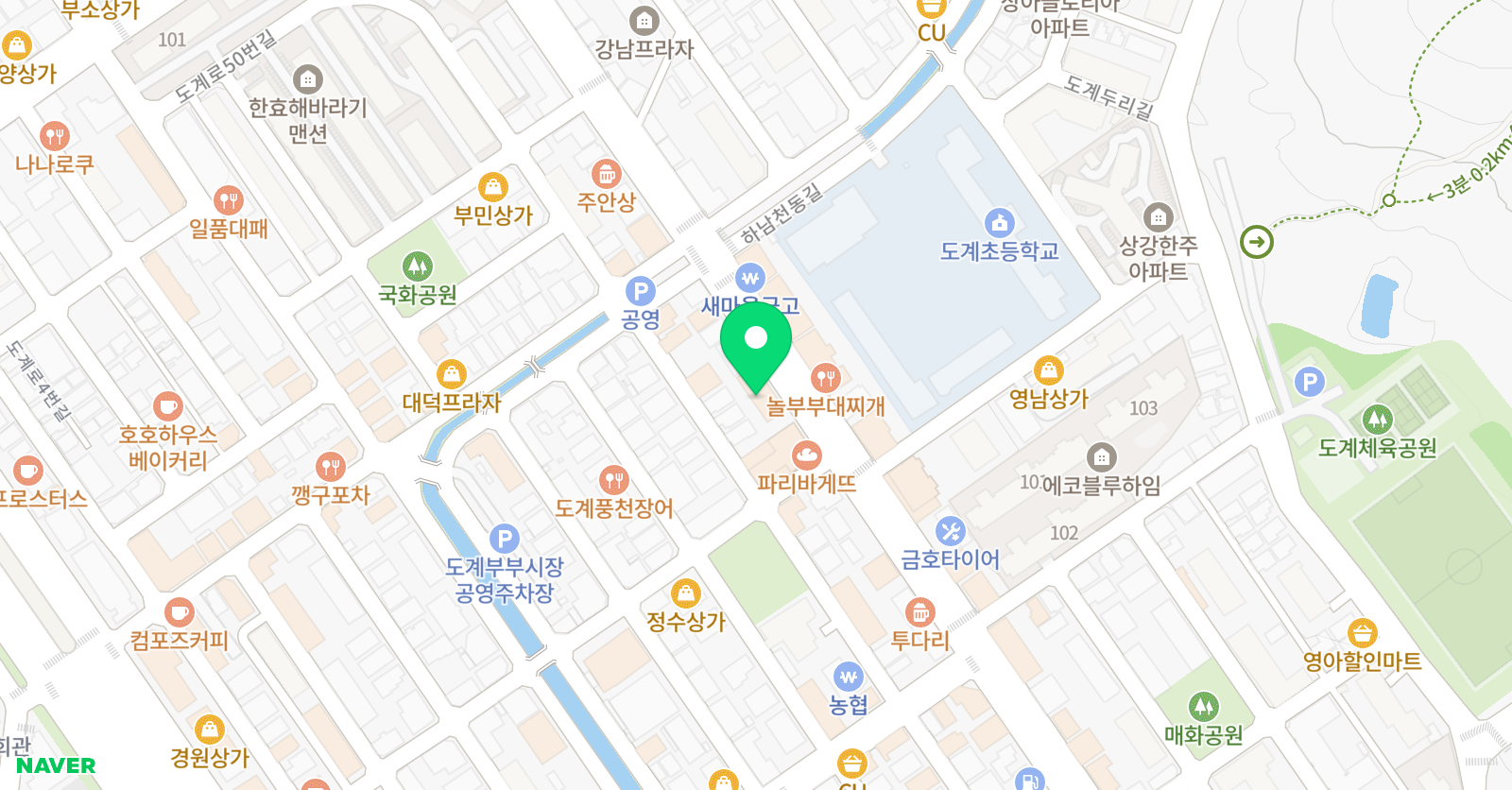 엠베스트 SE 도계학원 위치
