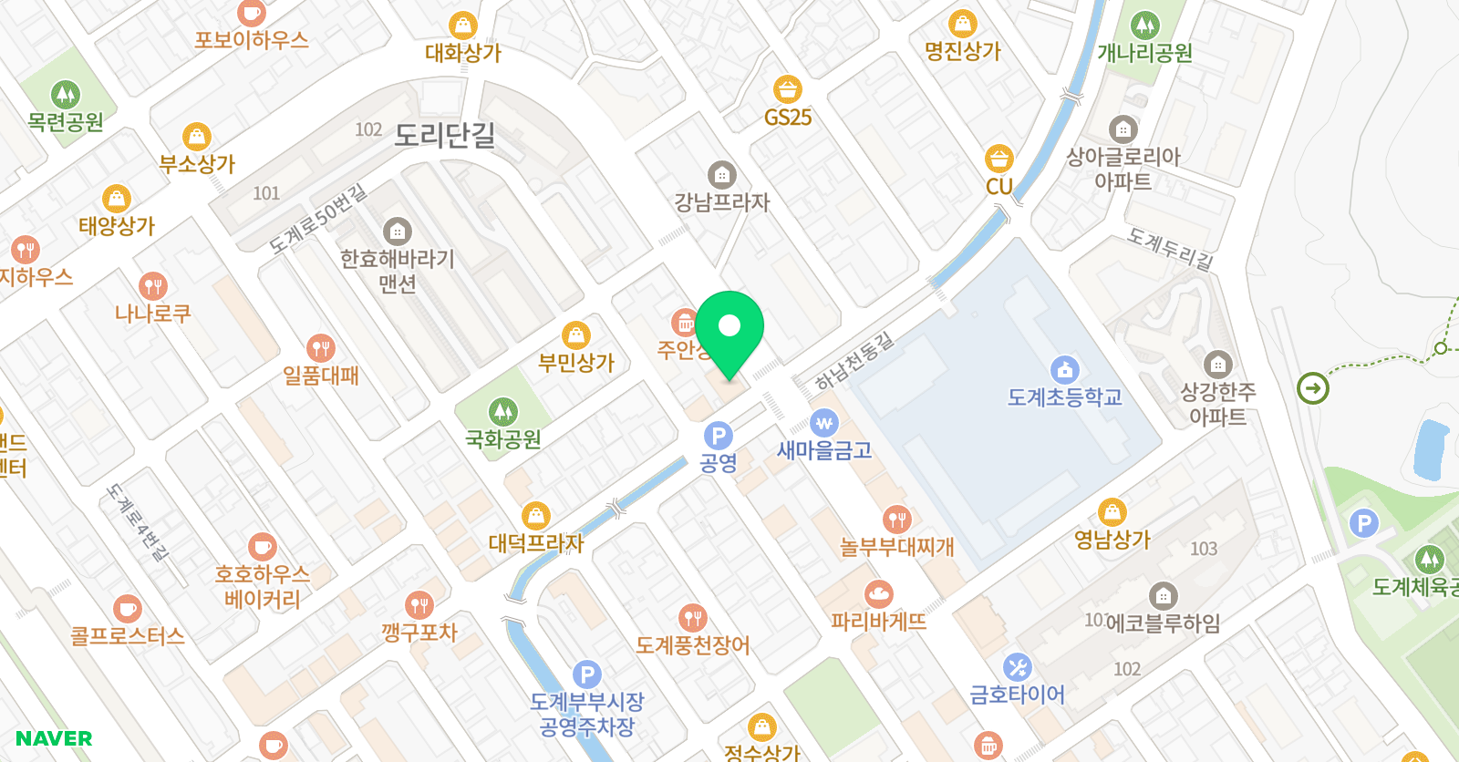 도계탑 수학학원 위치