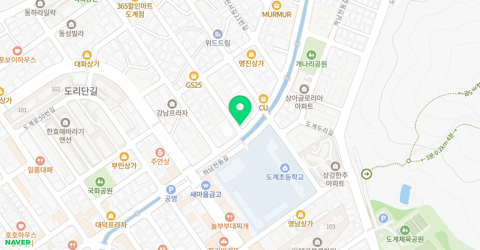학교앞 음악학원 위치