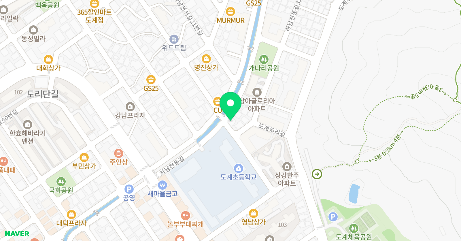 미래캠프 영수학원 위치