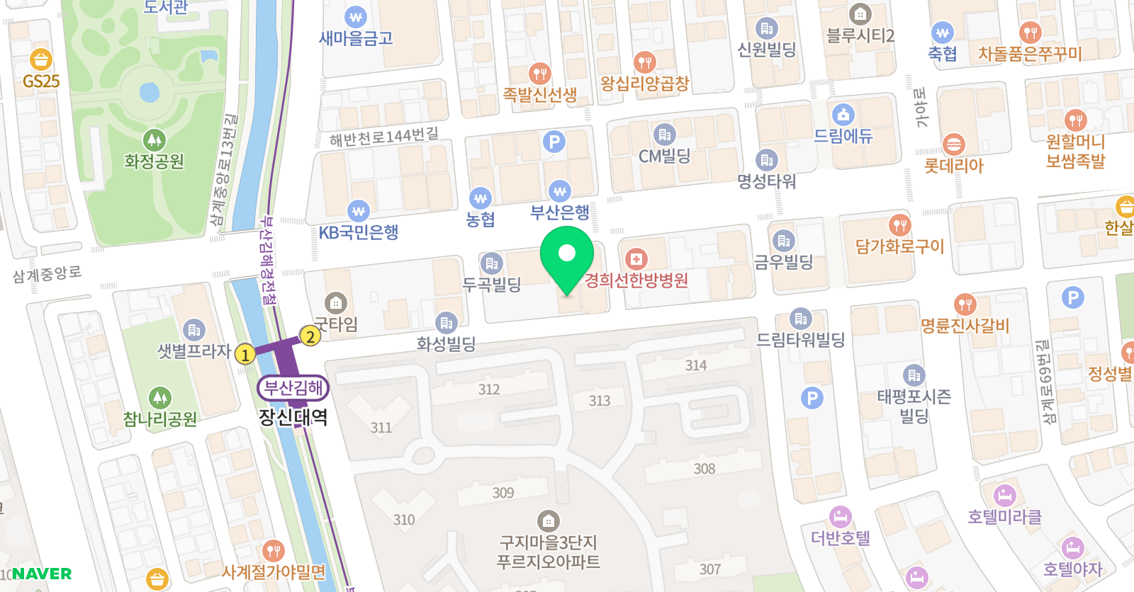 시너지 영재특목학원 위치