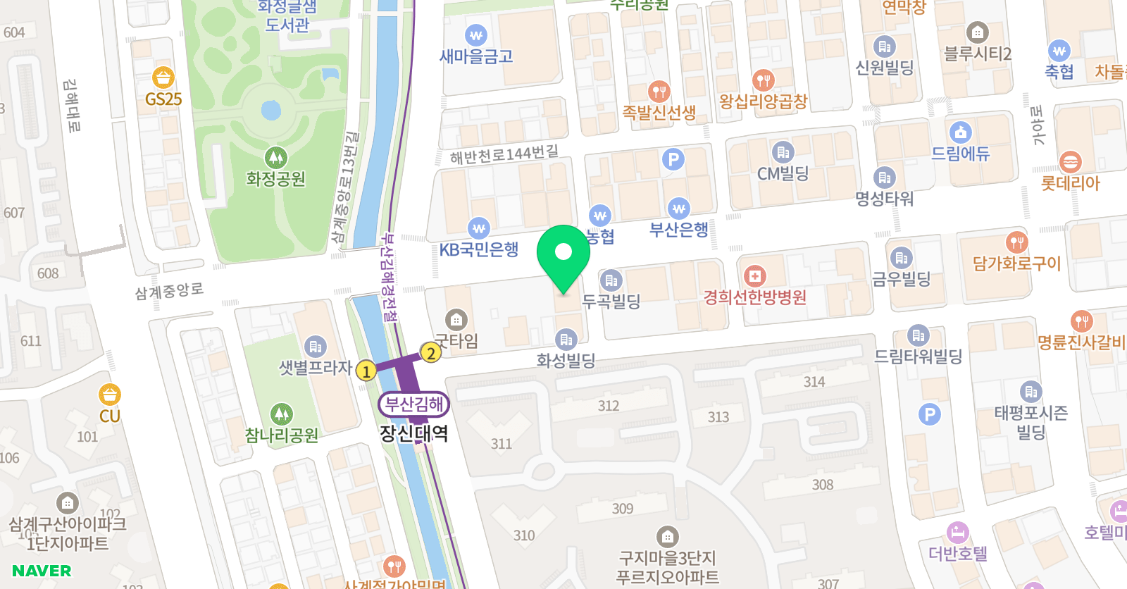 윌그로우 어학원 김해가야캠퍼스 위치