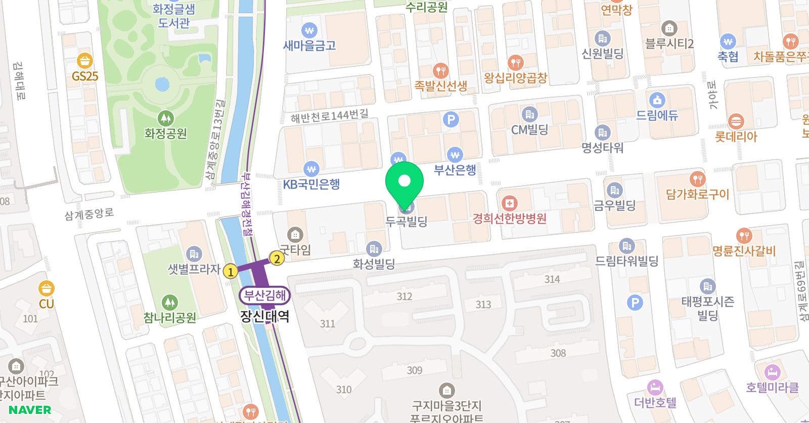 PDI 국제어학원 위치