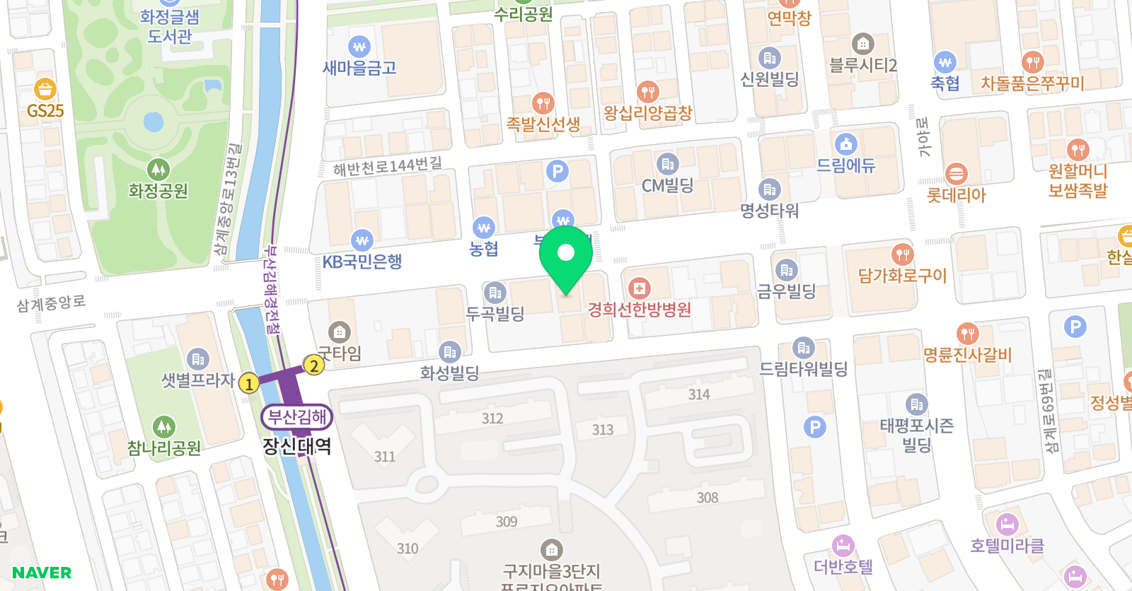 디엔에이 학원 위치