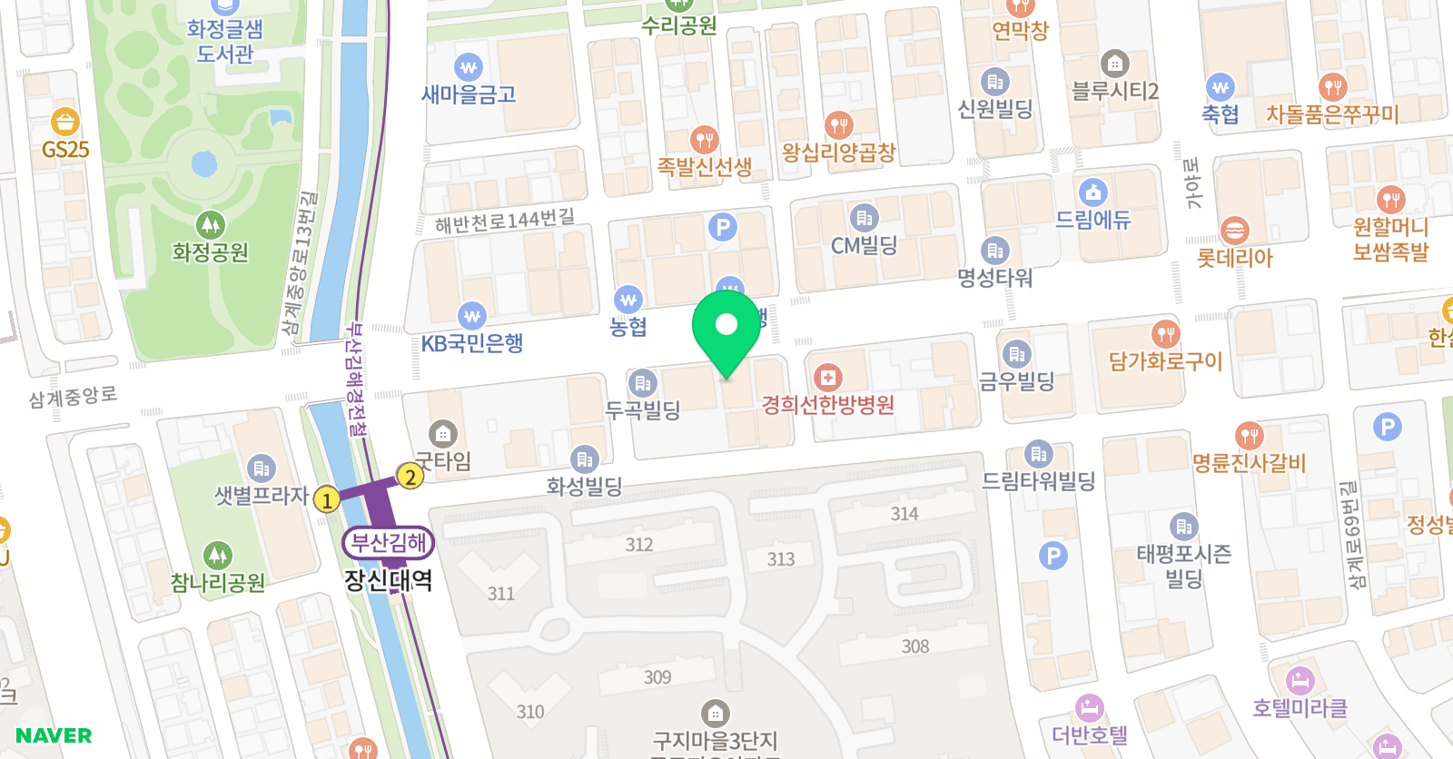국제어학당 삼계학원 위치