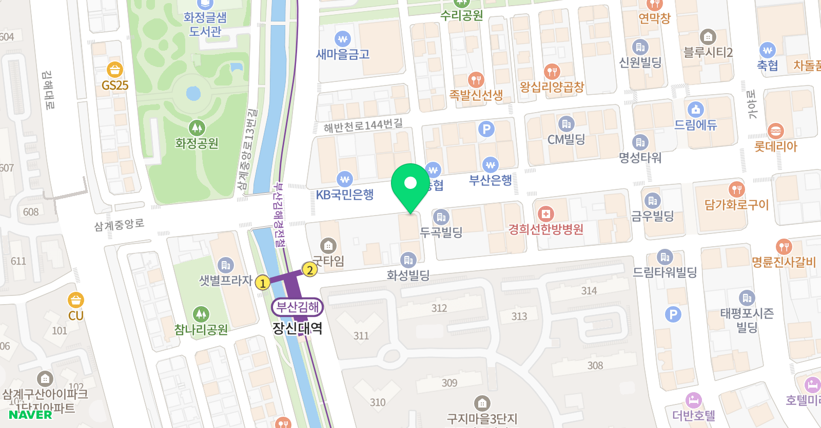 청파창의융합학원 위치