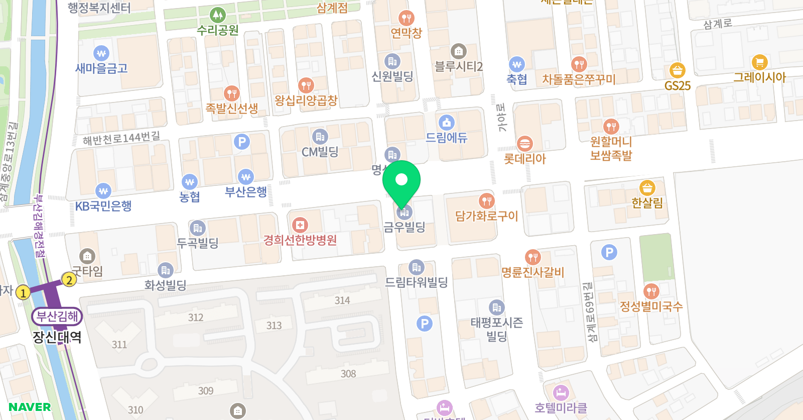 ILS 어학원 김해점 위치