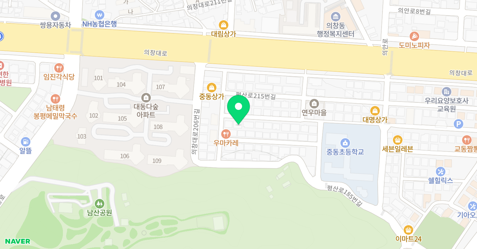 수학 날다 공부방 위치