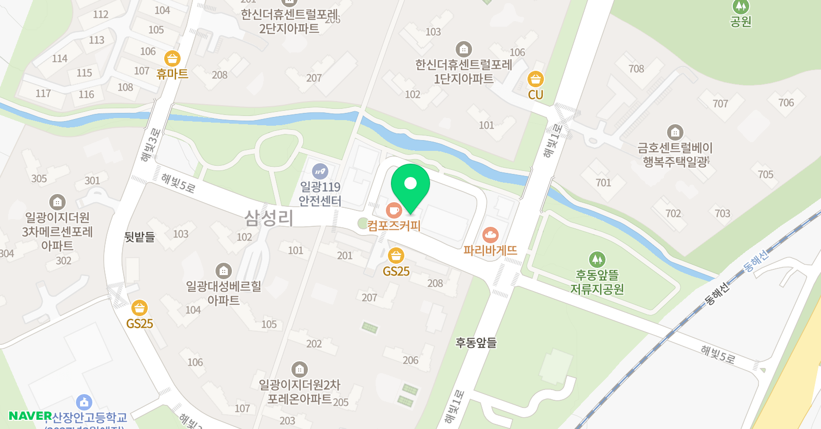 차오름 태권도 패밀리짐 위치