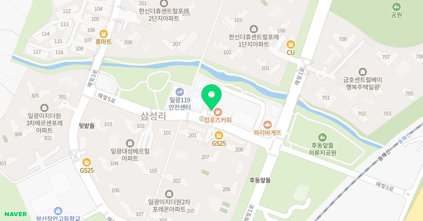 링키영어 일광이지2차점 위치