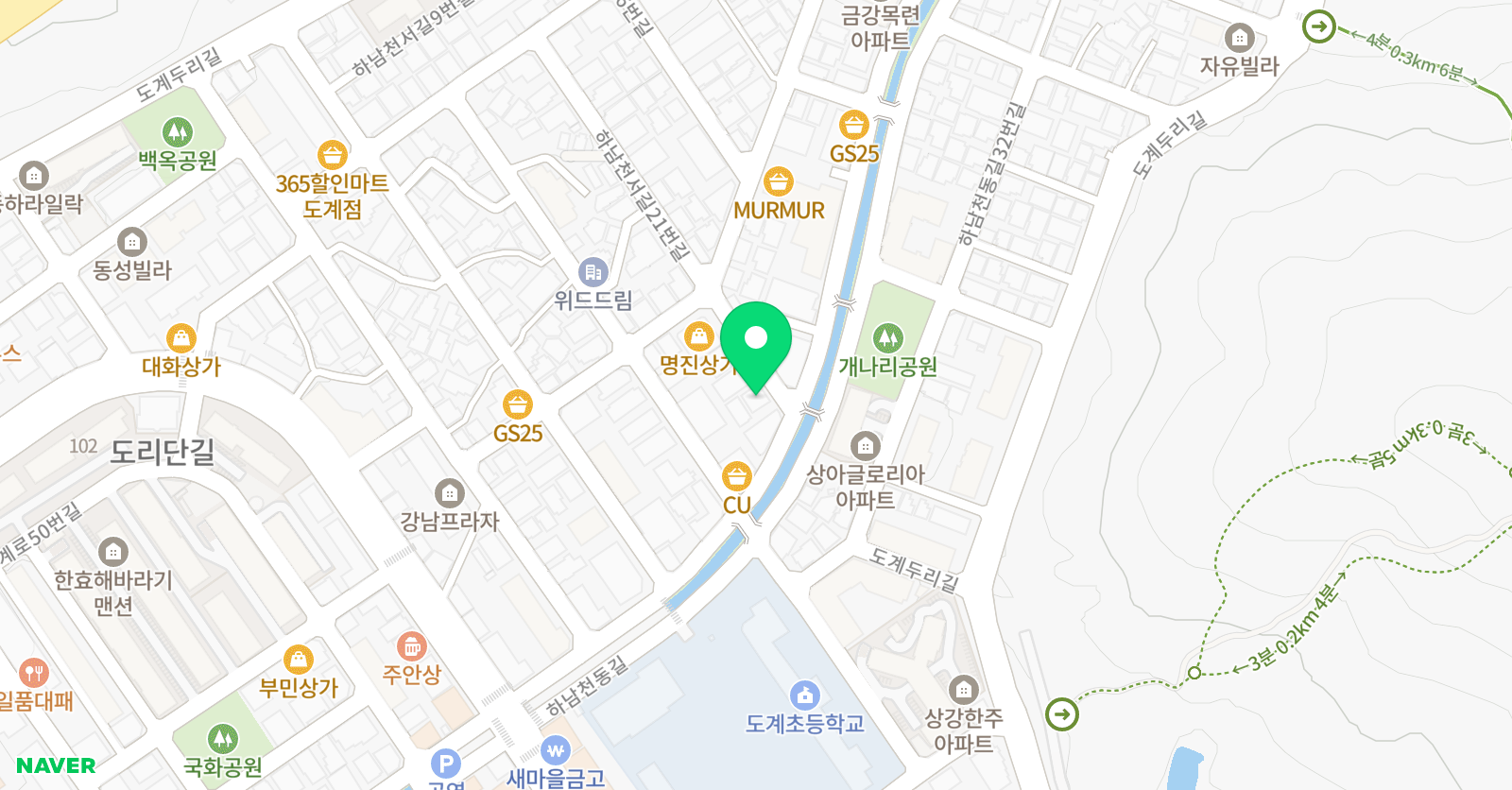 화가들 미술학원 위치
