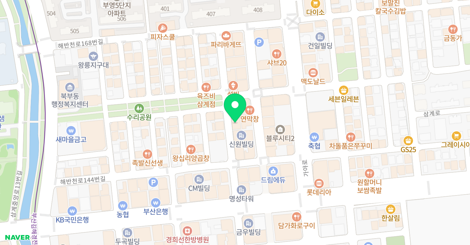 리버티 영어회화 위치