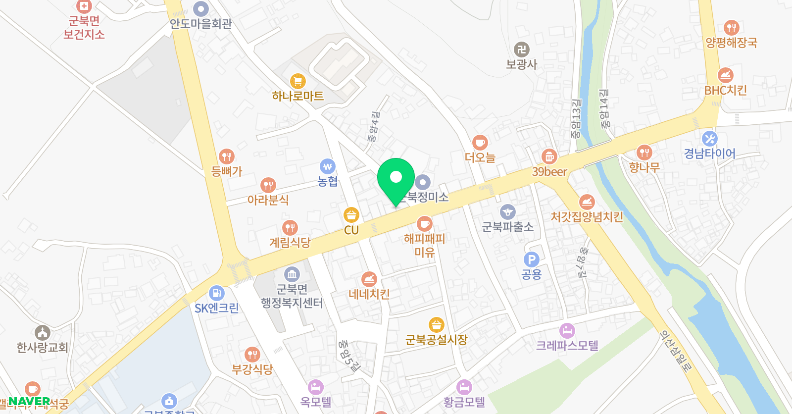 문창 학원 위치