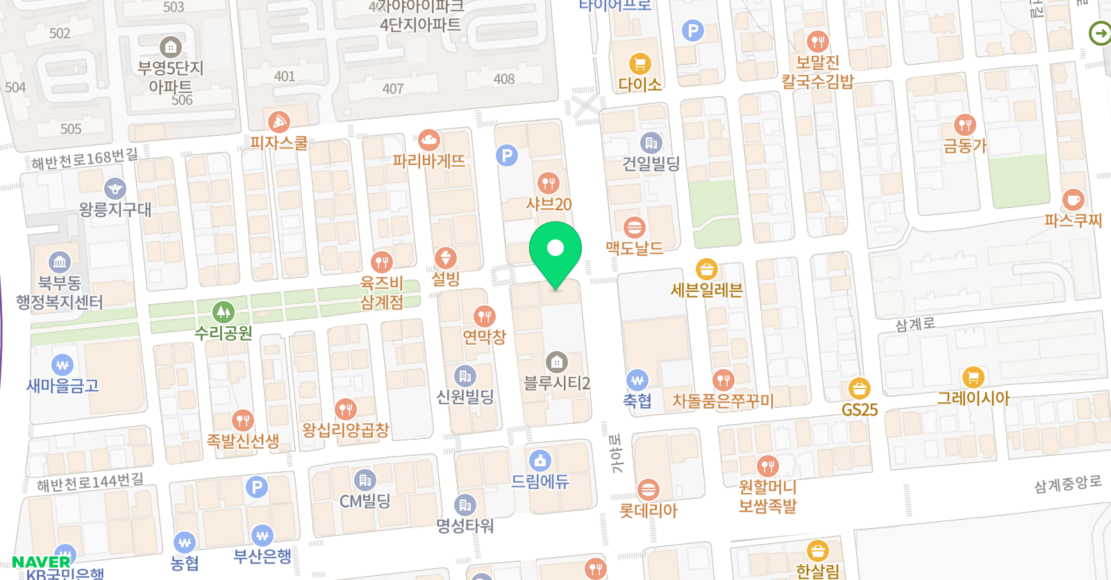 씨투엠 쏠레창의사고력학원 위치