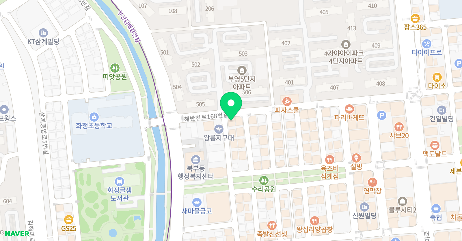 우림 수학 삼계동 위치