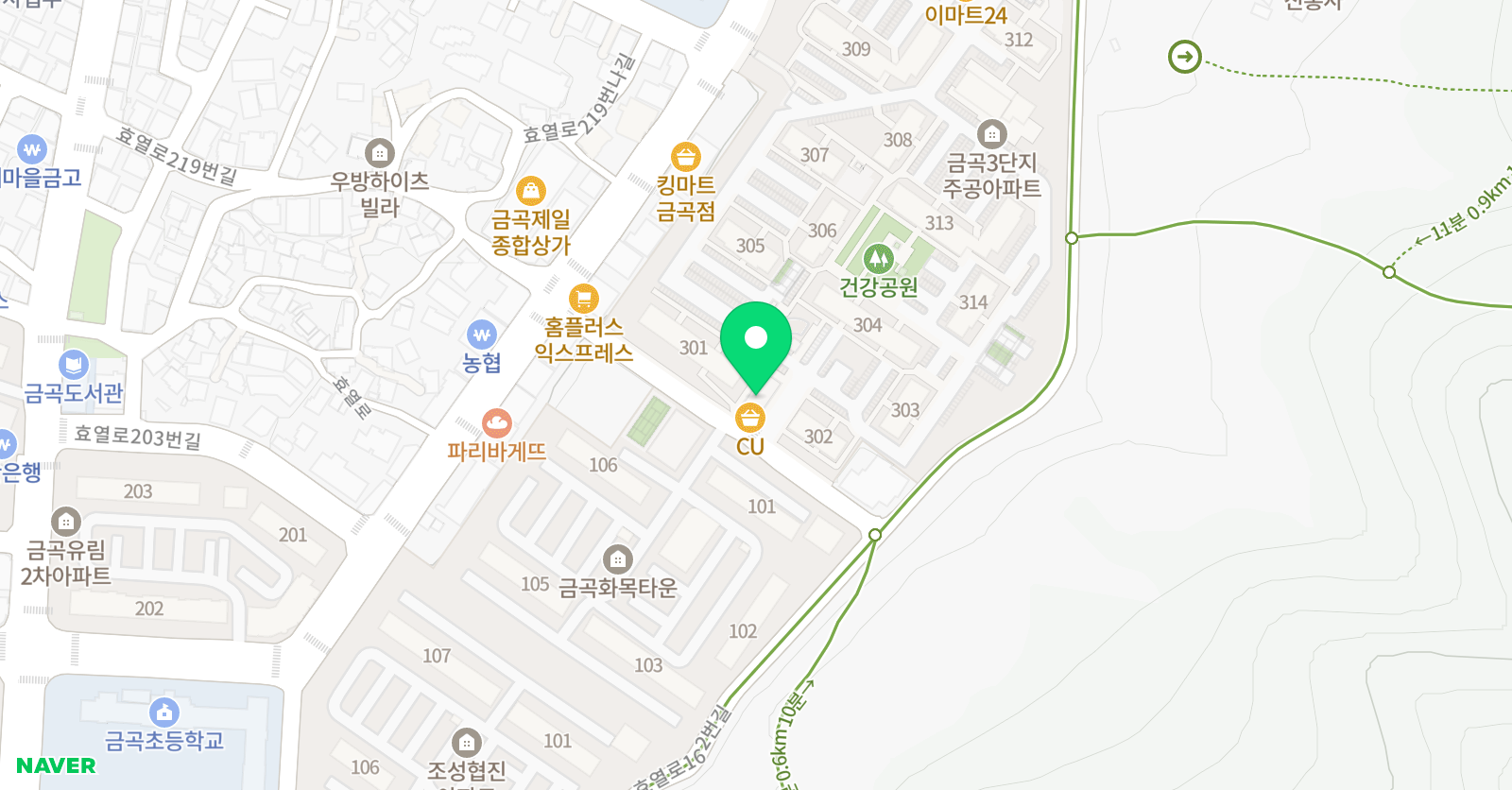 더빛 수학교습소 위치