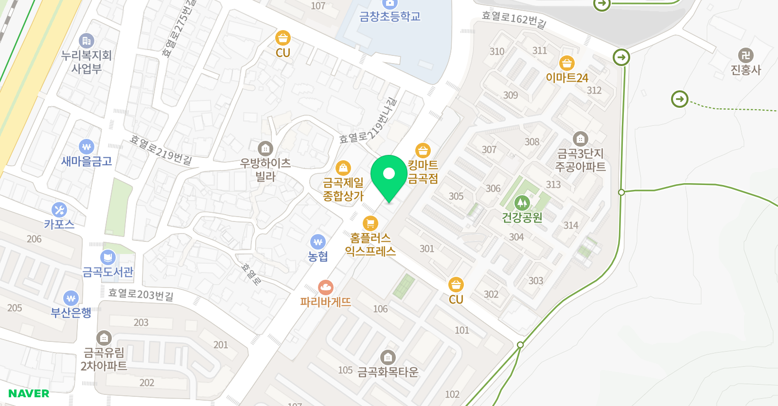 윤선생IGSE아카데미 금곡학원 위치