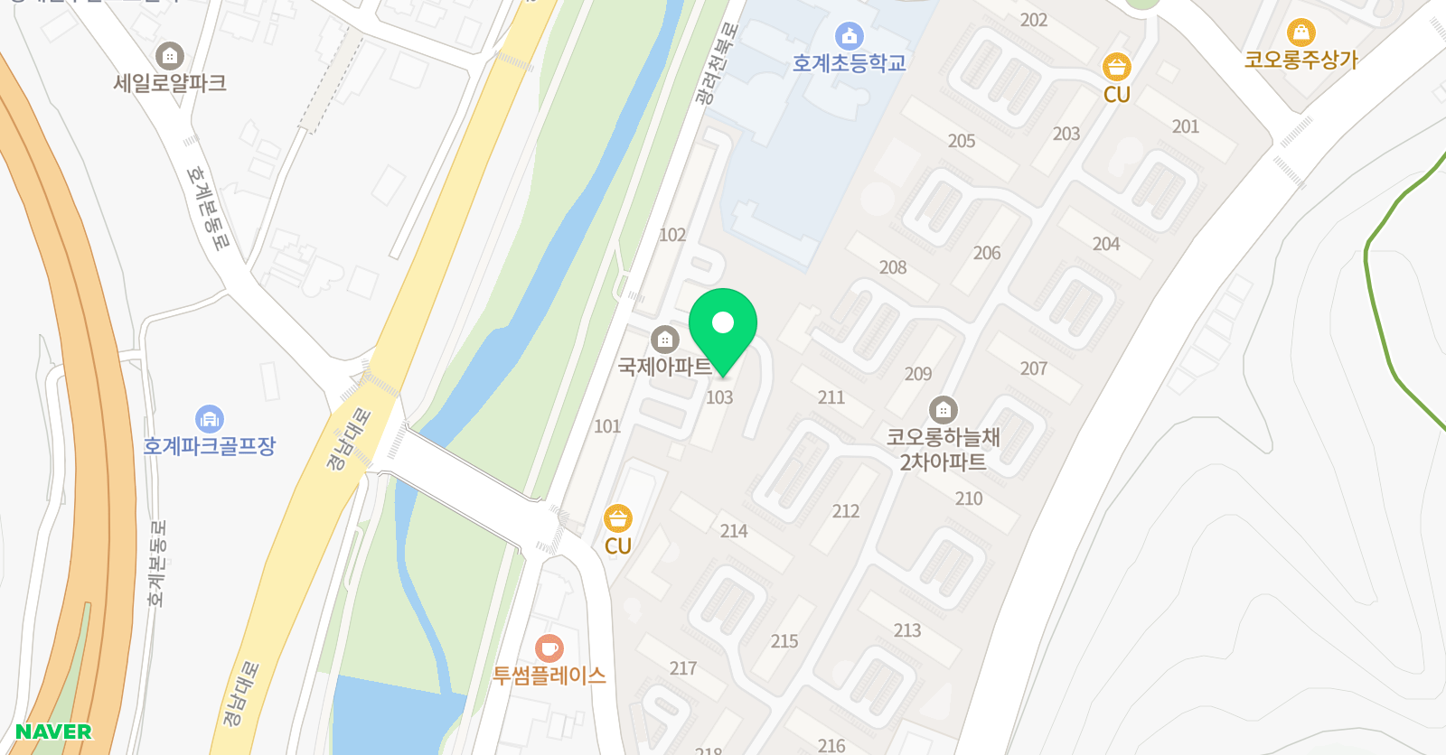 빨간펜 수학의달인 마산호계국제아파트점 위치
