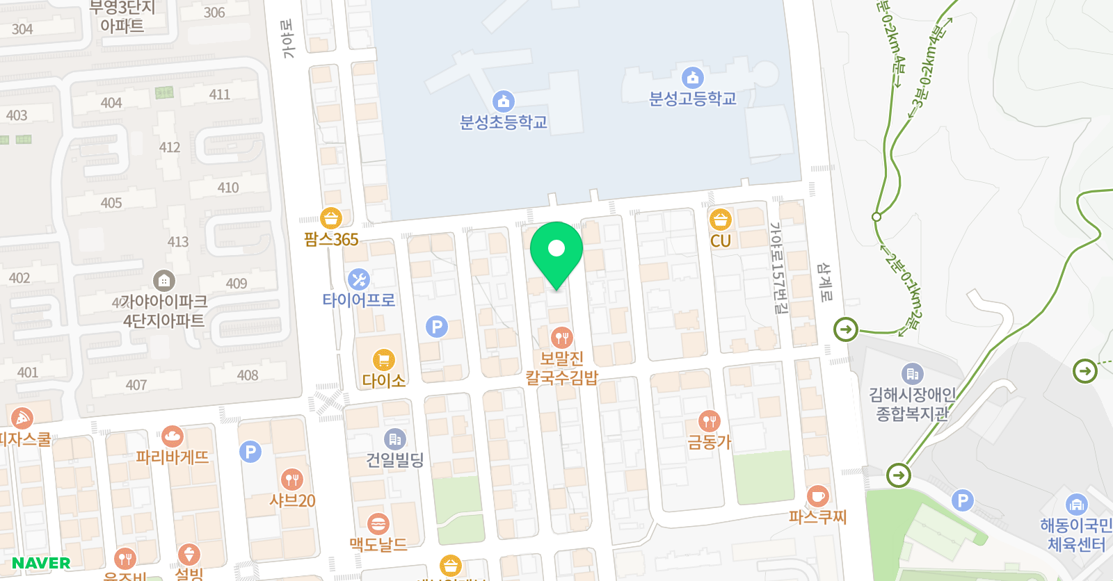 와이 학원 위치