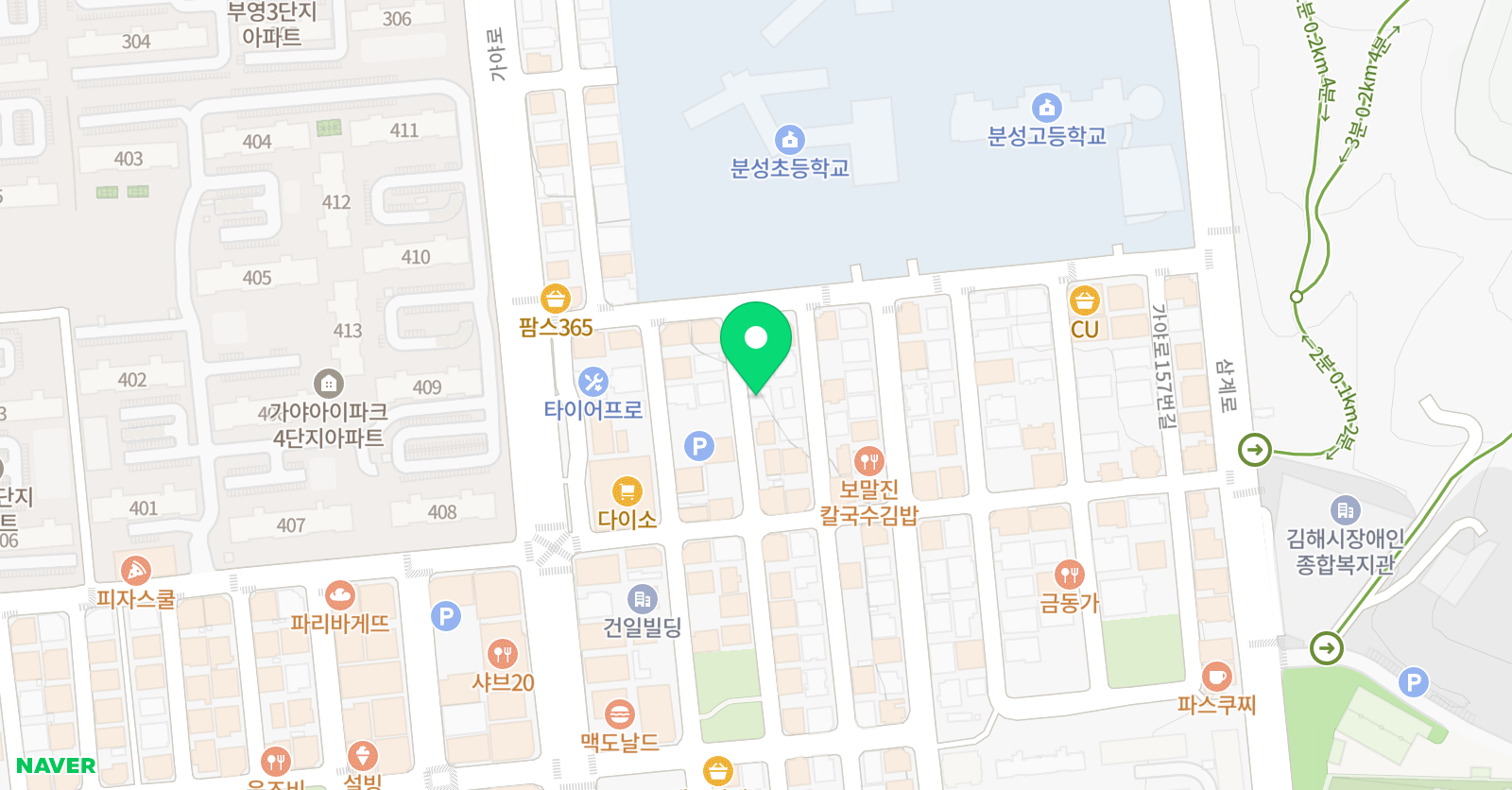 삼계아트스타미술학원 위치