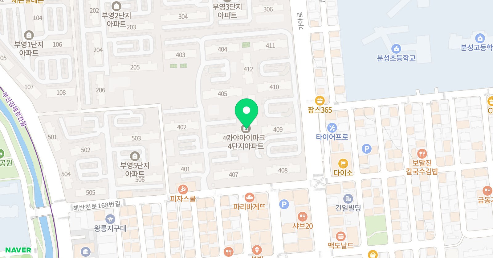 아소비 김해삼계가야아이파크점 위치