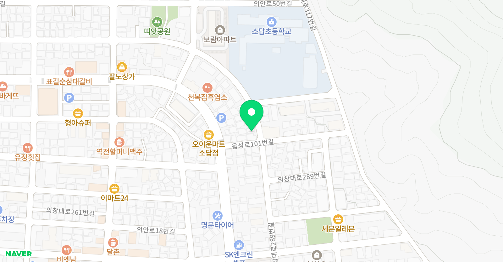 명성 미술음악학원 위치