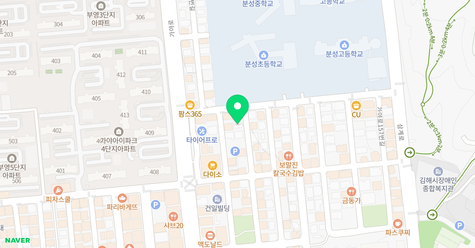 문창 학원 위치