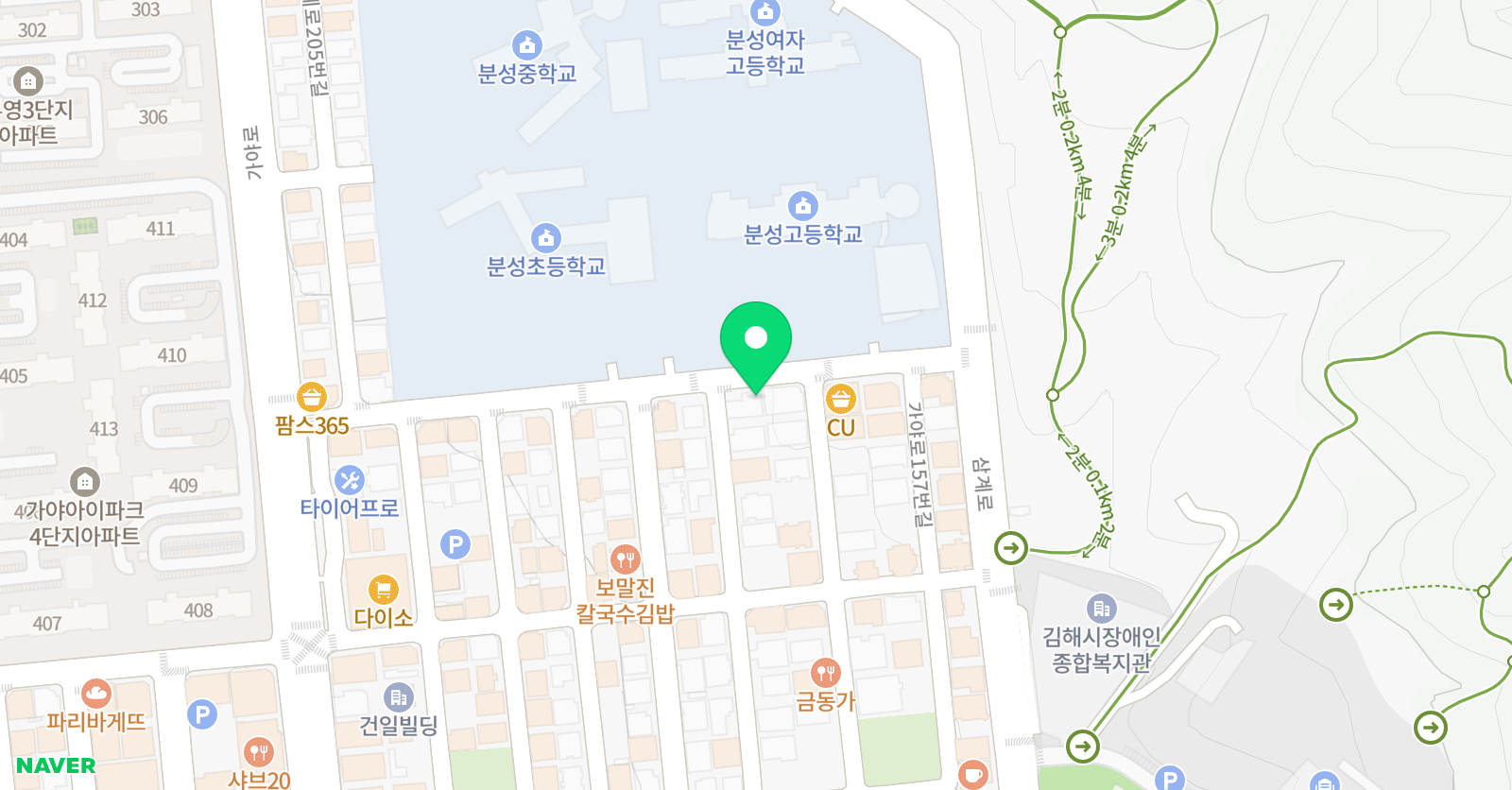 뇌과학꿈독서 5분에책1권 김해학원 위치