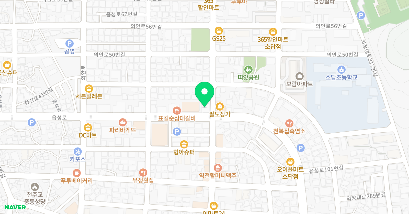 성지 학원 위치