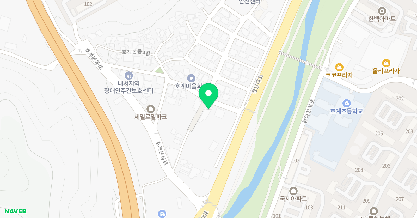 정상 어학원 마산분원 위치