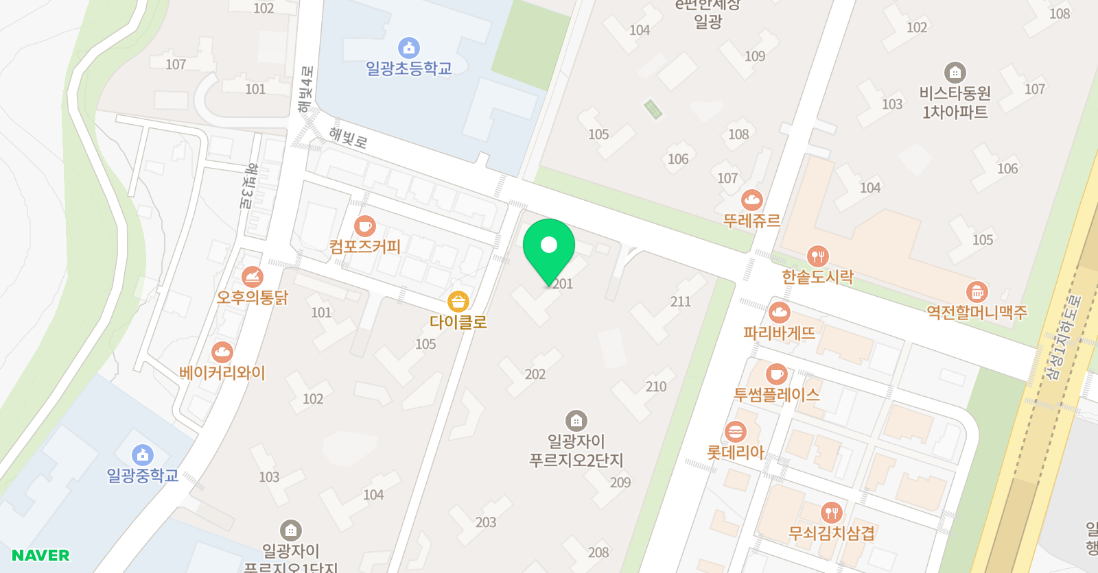 스마트에듀모아 자이 러닝센터 위치