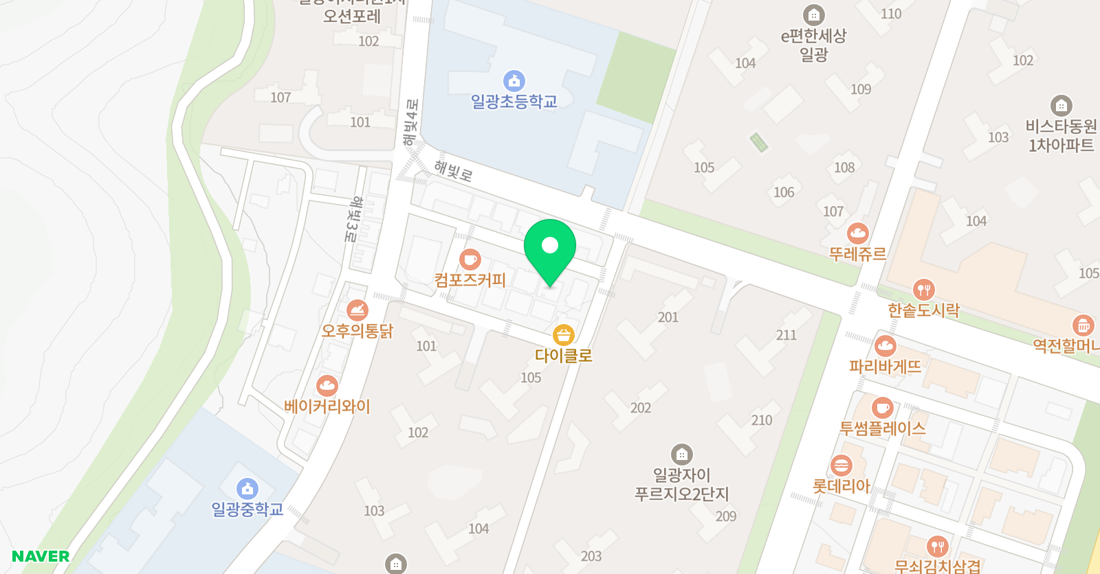 일광아인 음악학원 위치