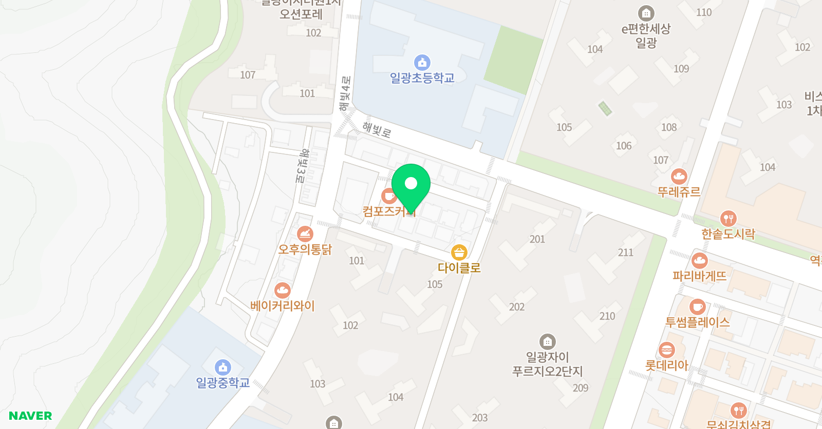 고수1등급 수학학원 위치
