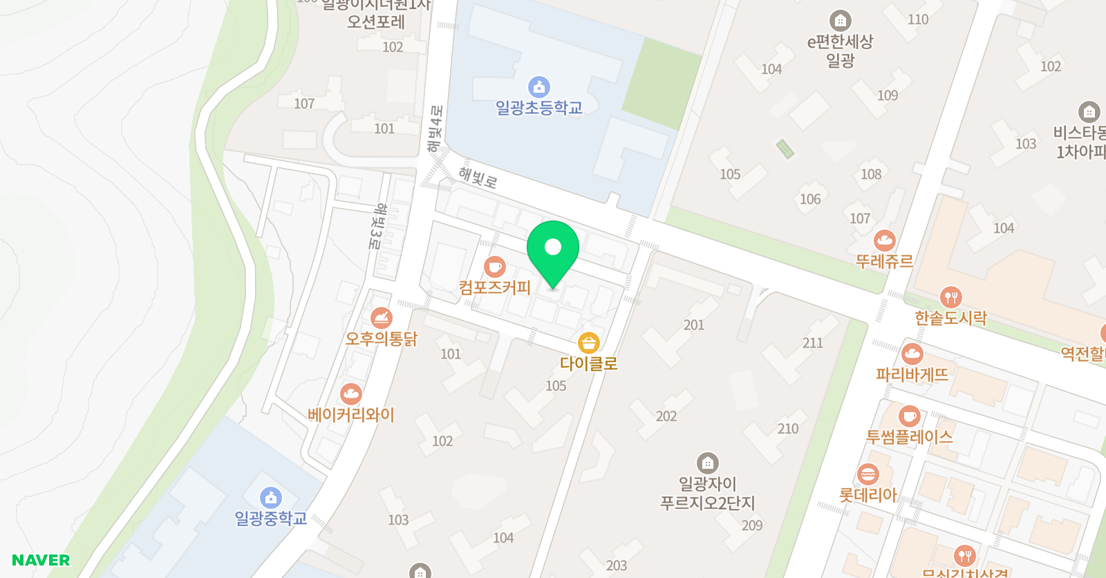 바른수학과학학원 위치
